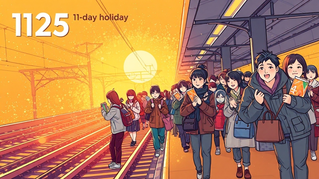 2025 추석, 11일 황금연휴 (illustration 스타일)