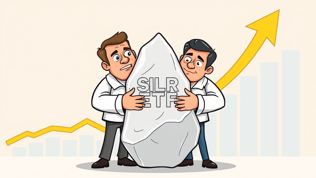 안전 자산으로서의 은: 투자 심리 영향 (cartoon 스타일)