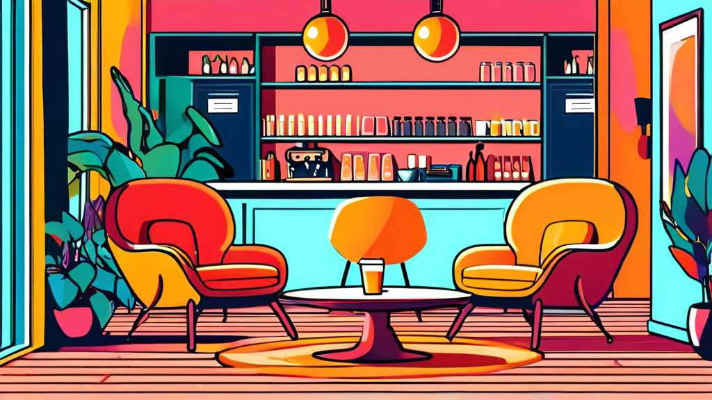 호텔 편의시설 및 서비스: 편안한 투숙을 위한 모든 것 (cartoon 스타일)