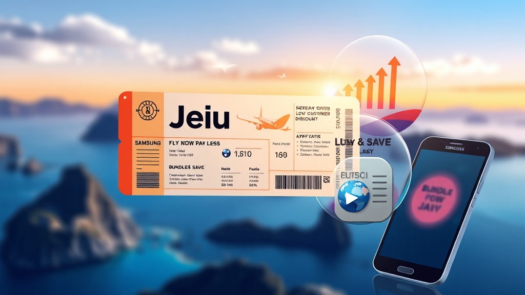 저가항공사 프로모션, 놓치지 마세요! (illustration 스타일)
