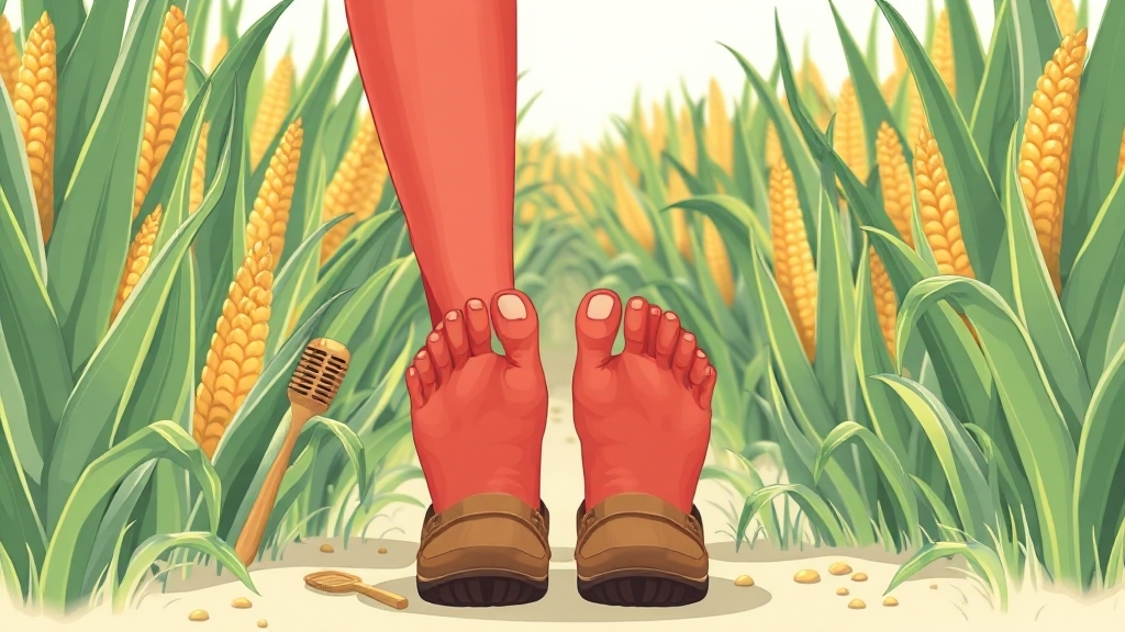 티눈 제거 방법 알아보기 (패치, 연고, 수술) (cartoon 스타일)