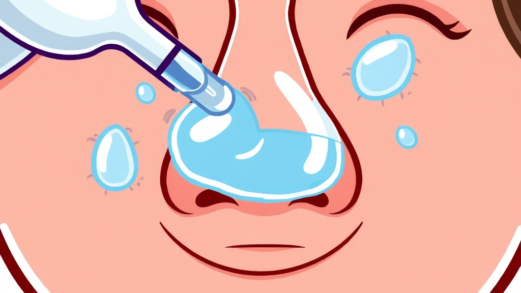 코세척의 놀라운 효과 (cartoon 스타일)