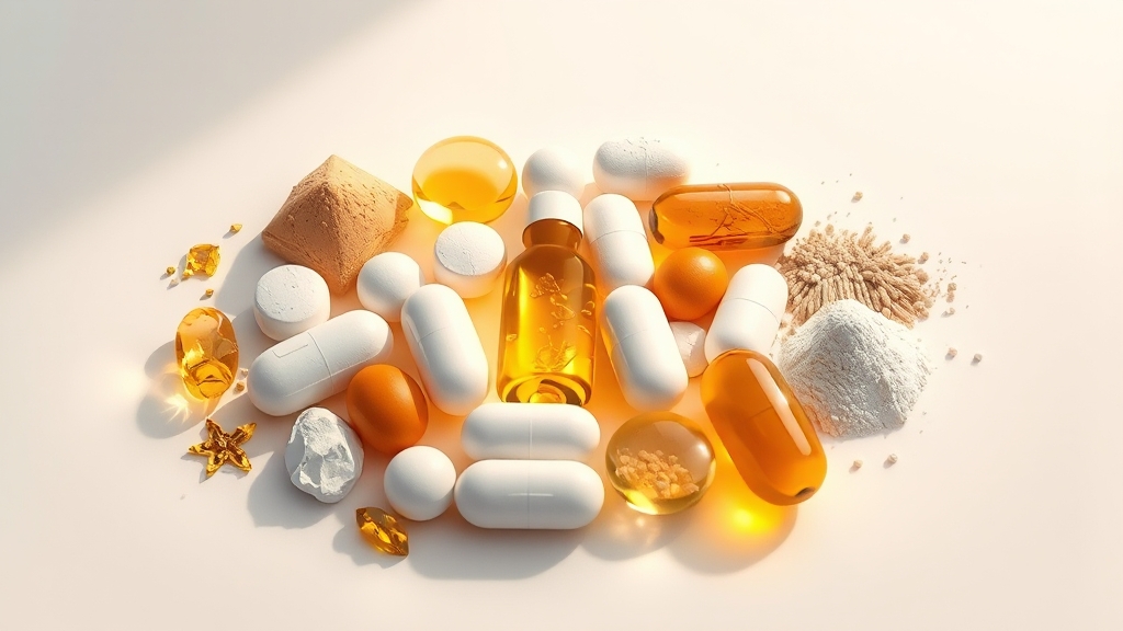 영양제 선택 가이드: 성분 비교 (realistic 스타일)