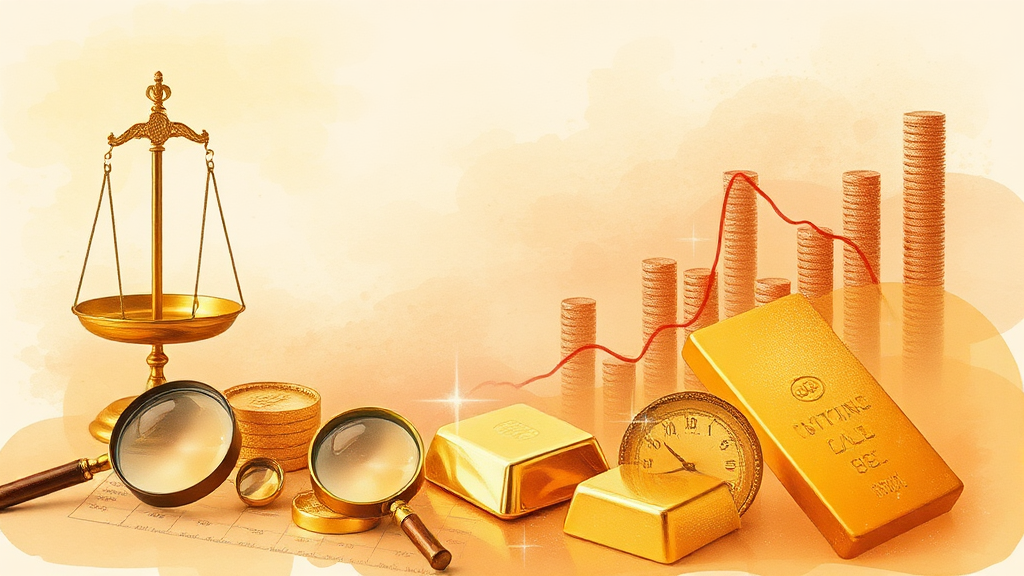 금 판매 전 체크리스트 (watercolor 스타일)