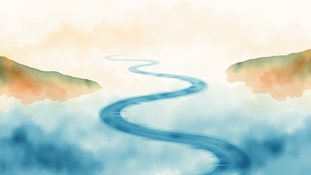 효과적인 학습 전략 (watercolor 스타일)
