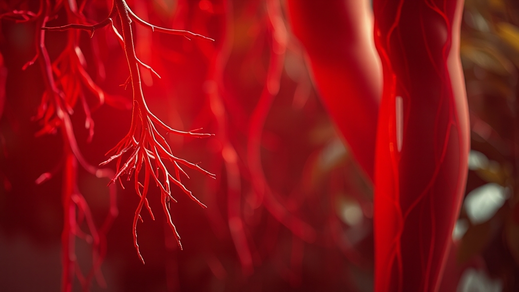 혈액순환 개선에도 효과적 (realistic 스타일)