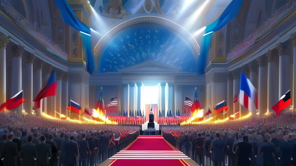 국내 정치 및 사회 이슈: 다양한 목소리와 선거 국면 (realistic 스타일)