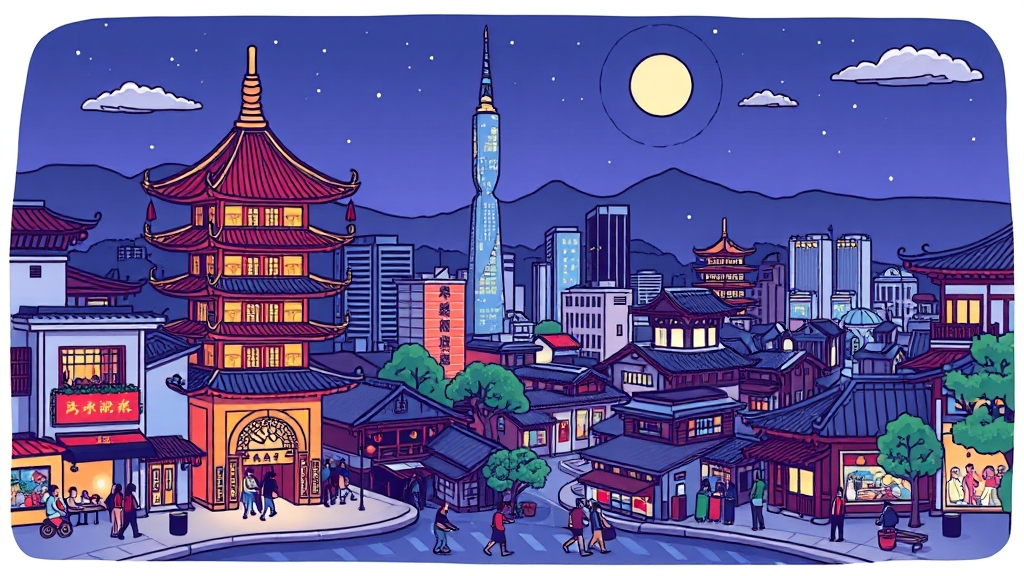 타이베이 3박 4일 추천 코스 (cartoon 스타일)