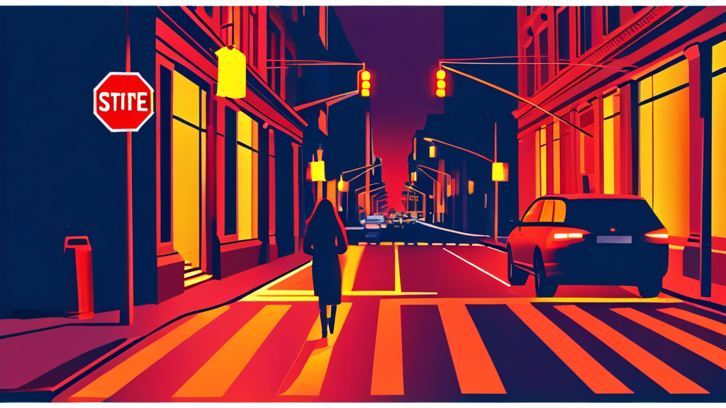 우회전 신호위반 단속 기준: 핵심 정리 (illustration 스타일)