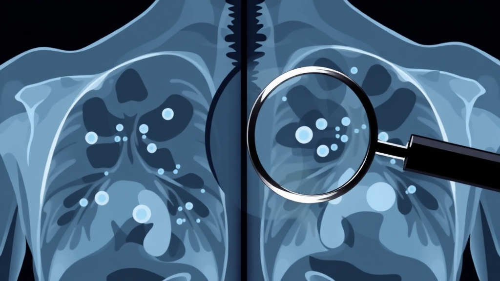 폐결절, 증상과 징후는? (illustration 스타일)