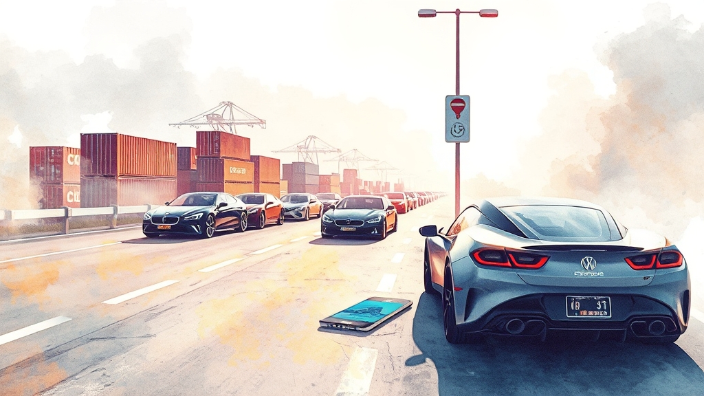 스마트한 탁송, 지금 시작하세요! (watercolor 스타일)