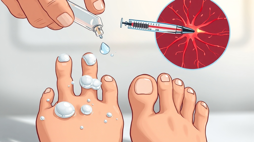 양방 치료법: 수술 및 의료적 접근 (cartoon 스타일)