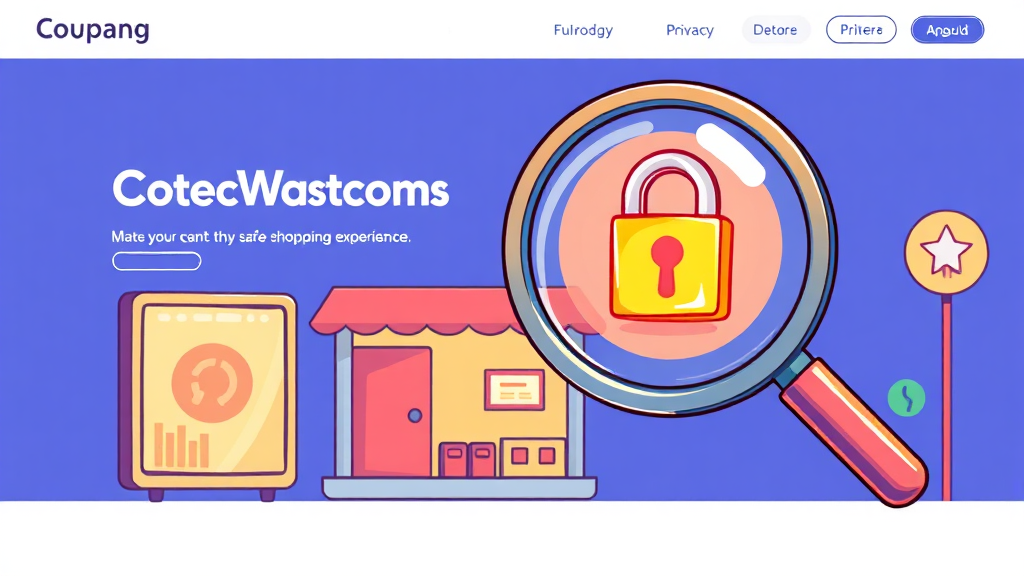 쿠팡 개인정보 FAQ, 궁금증 해결! (cartoon 스타일)