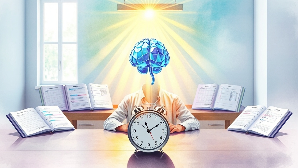 인지행동치료 및 기타 심리적 접근 (watercolor 스타일)