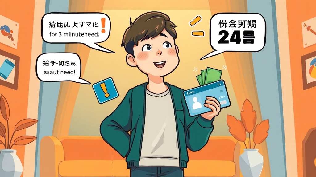 비상금대출, 무엇인가요? (cartoon 스타일)