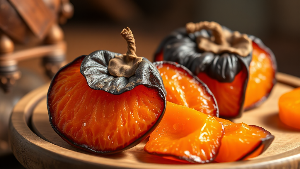 완주 곶감, 왜 특별할까? (realistic 스타일)