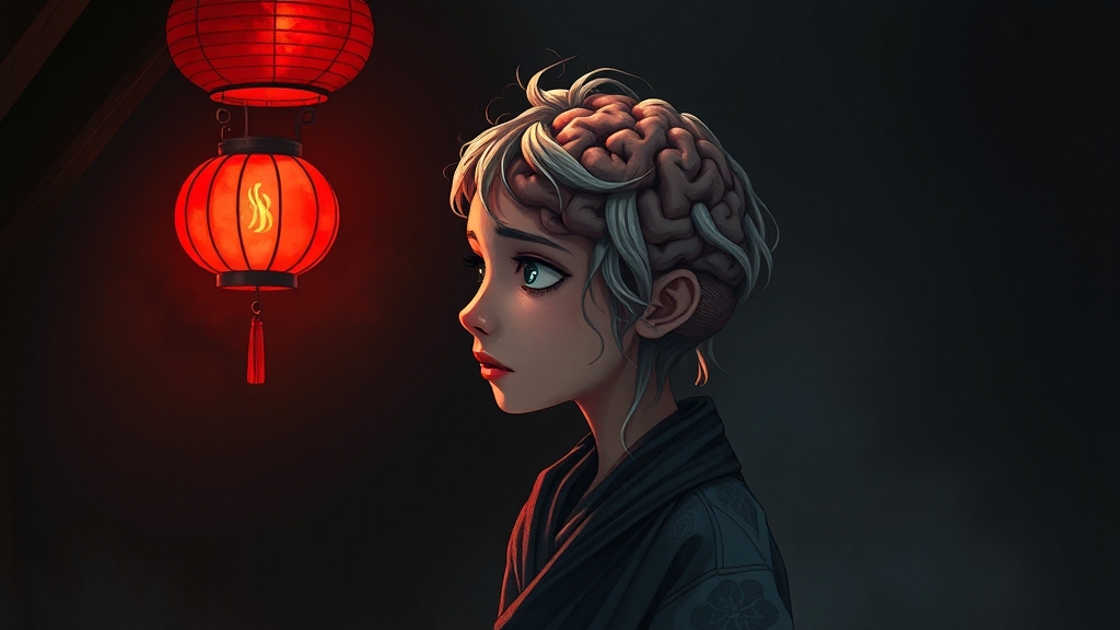 뇌전증 원인과 요인 (realistic 스타일)