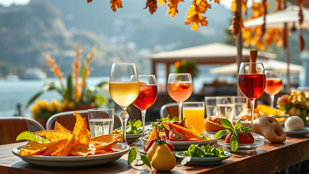 인스파이어 맛집 탐방: 다채로운 미식 경험을 위한 추천 메뉴 (realistic 스타일)