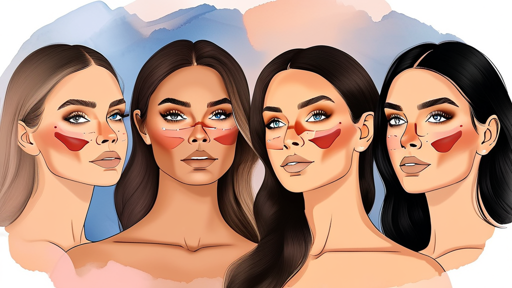 나에게 맞는 사각턱 보톡스 선택 가이드 (watercolor 스타일)