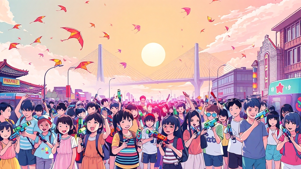 워터밤 2025, 어디서 열리나? (illustration 스타일)