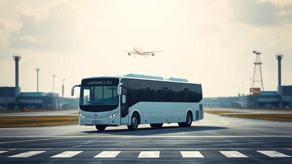 리무진 버스 시간표 확인법 (realistic 스타일)