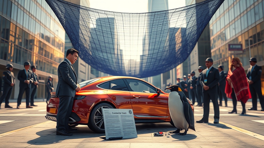 중고차 보험, 왜 필요할까? (realistic 스타일)