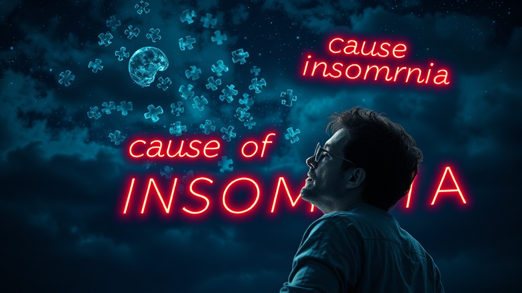 불면증 원인, 꼼꼼 분석 (realistic 스타일)