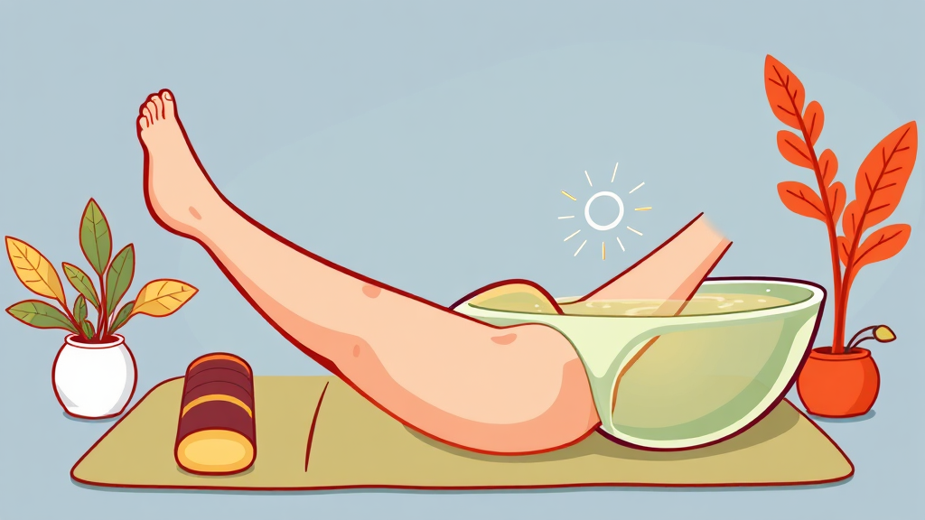 내 다리 유형별 해결책 (cartoon 스타일)