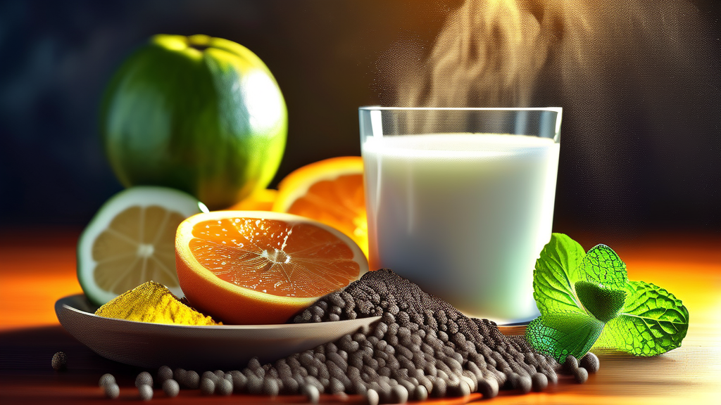 핵심 성분 분석: 효과와 안전성 (realistic 스타일)