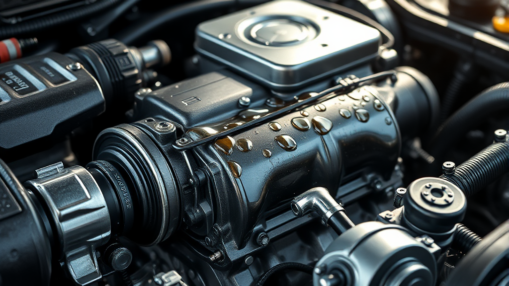 엔진오일, 왜 중요할까? (realistic 스타일)