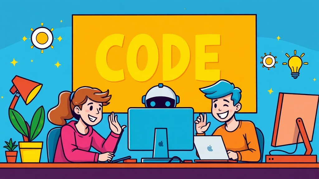 바이브 코딩, 왜 주목받는가? (cartoon 스타일)