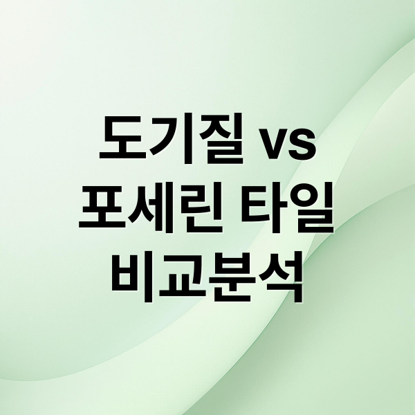 도기질 vs
포세린 타일
비교분석 (도기질타일 포세린타일 차이점)