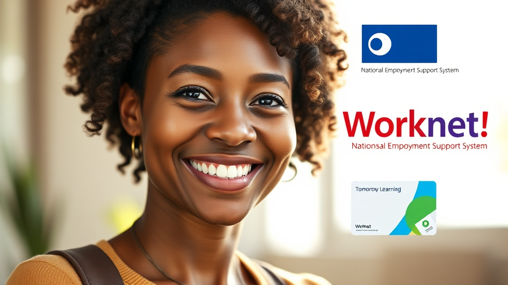 취업 지원 서비스, 적극 활용하세요! (realistic 스타일)