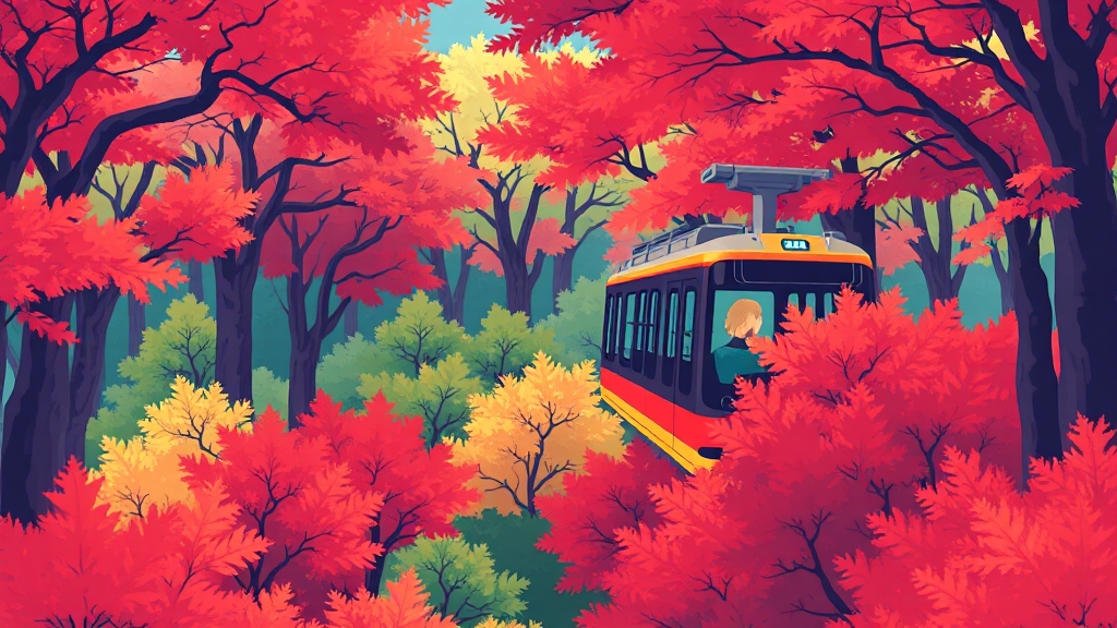 모노레일 예약 및 이용 (cartoon 스타일)