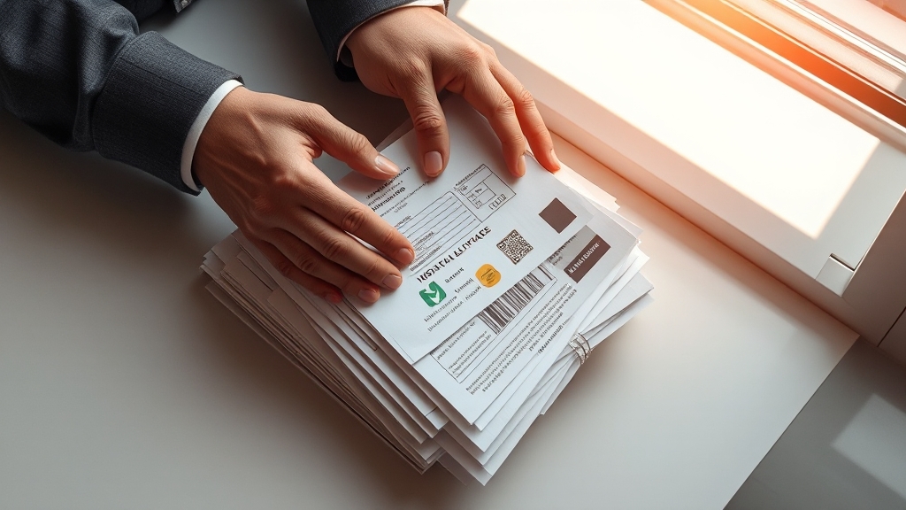 실비보험 청구 서류 및 절차 (realistic 스타일)