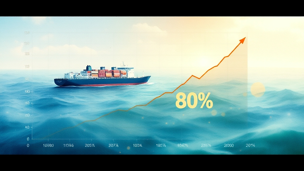 조선주 시장 동향과 최신 이슈 (watercolor 스타일)