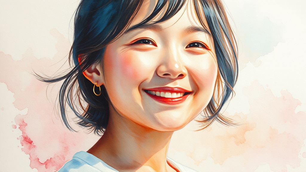 사회적 영향과 긍정적 메시지 (watercolor 스타일)