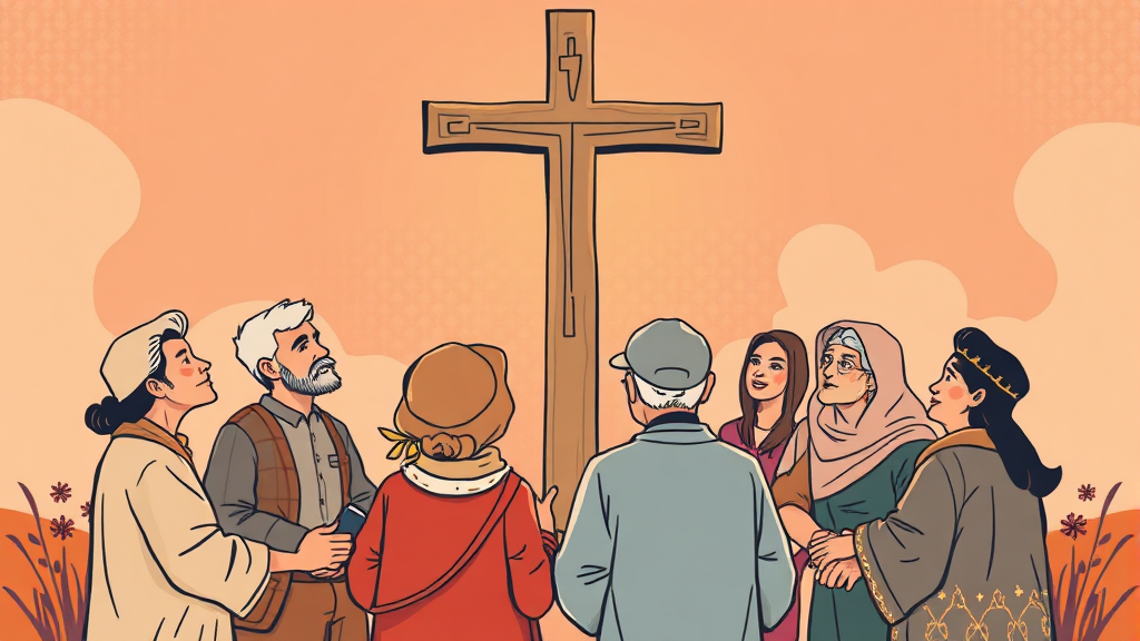 미래를 위한 제언: 공동체성 회복과 양성 (illustration 스타일)