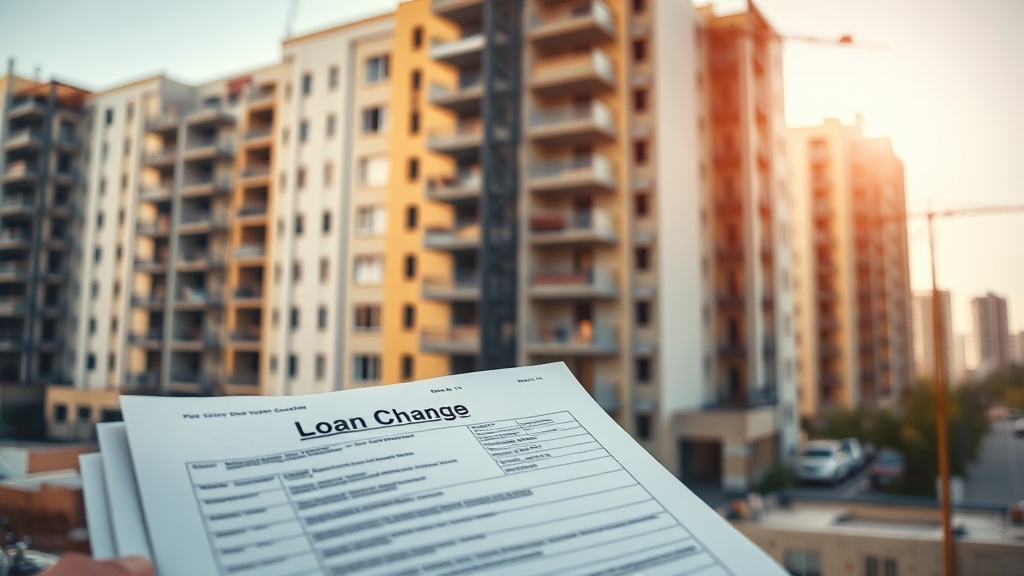 중도금 대출 규제 개요 (realistic 스타일)