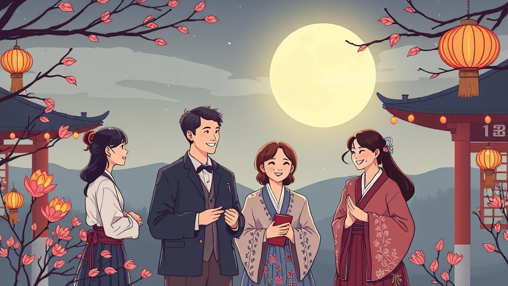 직장 동료/상사 인사말 (illustration 스타일)