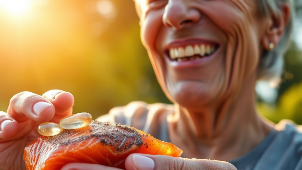 비타민D 하루 권장량 (realistic 스타일)