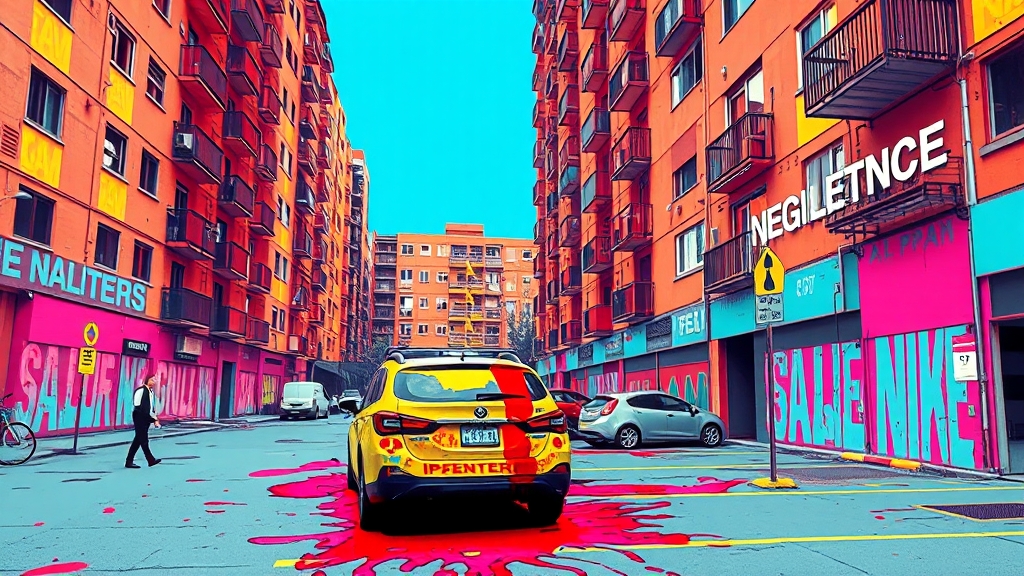 아파트 & 건물 관리 주체, 책임은 없을까요? (popart 스타일)