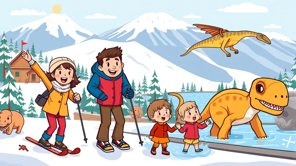 겨울 시즌, 혜택 가득! (cartoon 스타일)