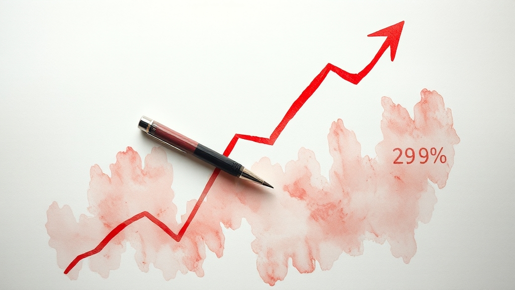 모나미 주가 변동 분석 (watercolor 스타일)