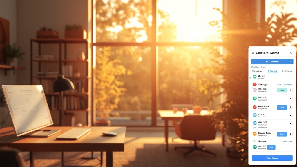 발신자 검색 기능 활용 예시 (realistic 스타일)