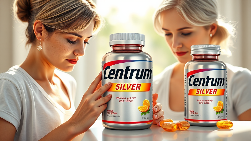 나에게 맞는 센트룸 실버 우먼 선택 가이드 (realistic 스타일)