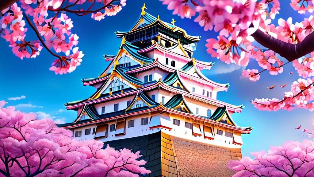 오사카 핵심 명소: 놓치면 후회할 필수 코스 (realistic 스타일)