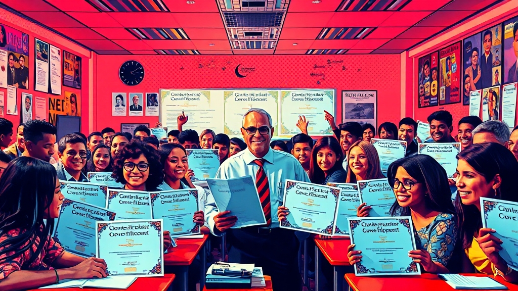 국비지원 학원, 어떻게 고를까? 국비지원 학원, 어떻게 고를까? (popart 스타일)