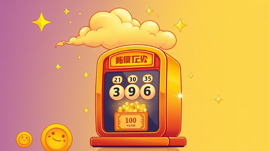 로또 관련 통계 및 정보 (illustration 스타일)