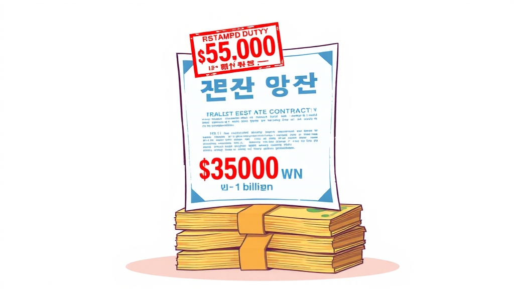 인지세란 무엇일까요? (cartoon 스타일)